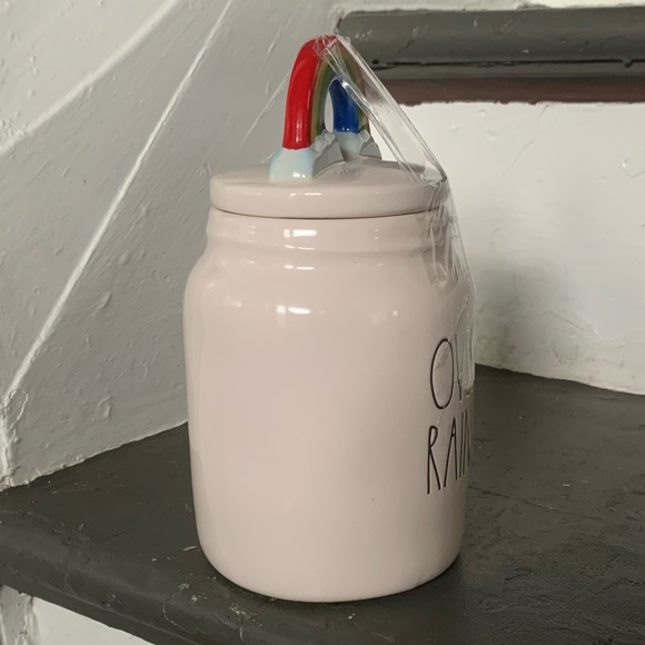 Rae Dunn OVER THE RAINBOW Canister - Picture 5 of 8